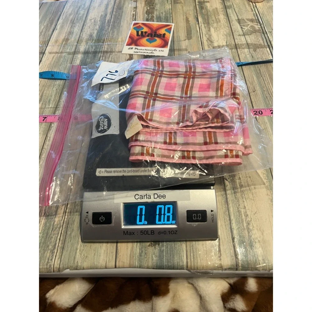 Vintage Glentex 100% Silk Pink Plaid Rectangle Scarf 1960s Mod Twee Checker‎